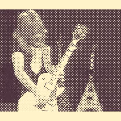 Picture of Randy Rhoads-Halftone #01