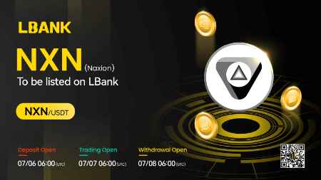 Picture for blog post LBank Exchange Will List Naxion (NXN) on July 7, 2023